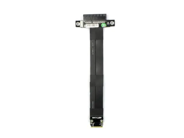 Alt view image 5 of 5 - JMT ADT-R42 Series PCI-E 4X to M.2 NGFF NVMe M Key 2280 Riser Card 32G/BPS PCIe 3.0 x4 High Speed M2 Key-M PCI-Express Extension Cable (R42SF 15CM)