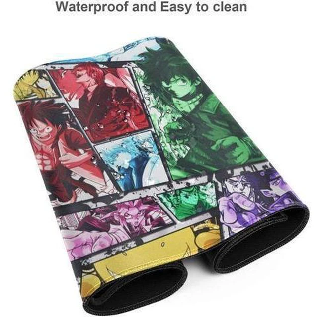 Alt view image 4 of 6 - One_Piece Mouse Pad Anime Mouse Pad Gaming Mouse Pad Large Mouse Pad Extended Desk Mat Desk Pad for Keyboard and Mouse Suitable.15.735.4 in C