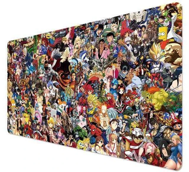 Main image of Imegny Large Gaming Mouse Pad, Extended XXL Desk Pad & Non-Slip Rubber Mat for Mice and Keyboard with Stitched Edges