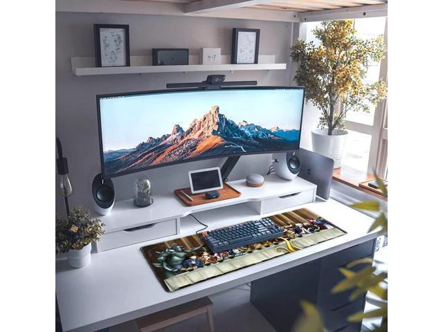 Alt view image 2 of 7 - Anime Character Mouse Pad for Computer - Anime Character Collection Saitama Eren Jaeger Gaming Large Mouse Pad Non Slip Rubber Mat, Desktop PC Laptop Office Big Mouse Pad 31.5x11.8x0.12inch