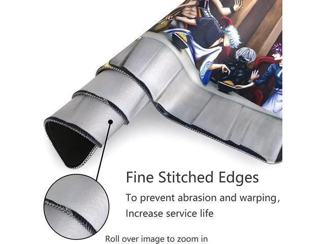 Alt view image 4 of 7 - Anime Character Mouse Pad for Computer - Anime Character Collection Saitama Eren Jaeger Gaming Large Mouse Pad Non Slip Rubber Mat, Desktop PC Laptop Office Big Mouse Pad 31.5x11.8x0.12inch