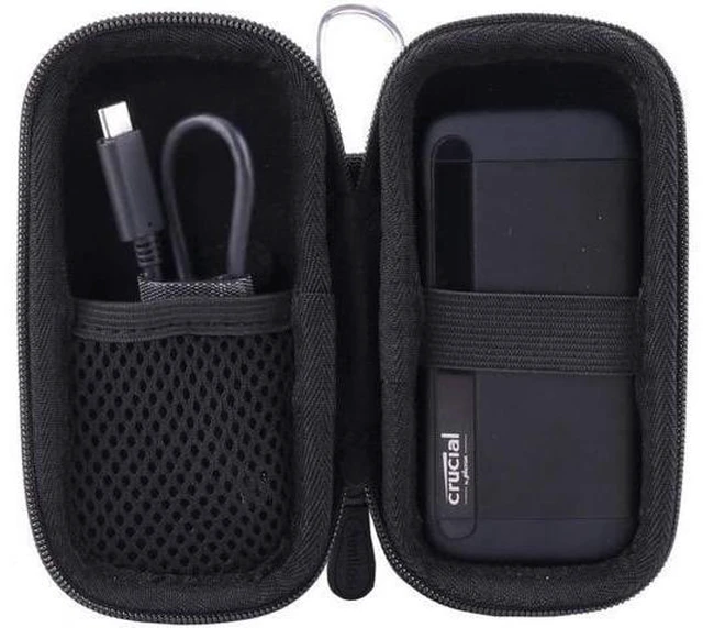 Main image of Hard Carrying Case Case Compatible for Crucial 1TB/500GB X8 Portable SSD (Storage)