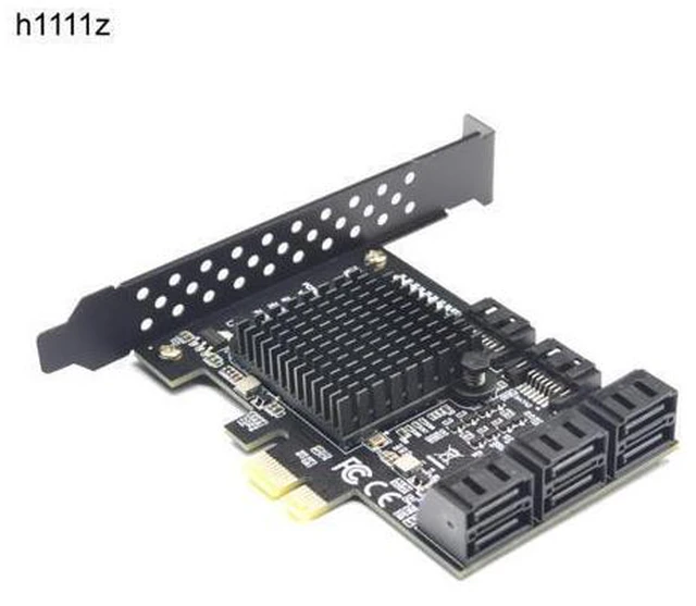 Main image of PCIE SATA III 8 Ports Controller Card PCIe 2.0 x1 SATA 6G Expansion Card with Low Profile Bracket Support Win10 PCIE SATA Card