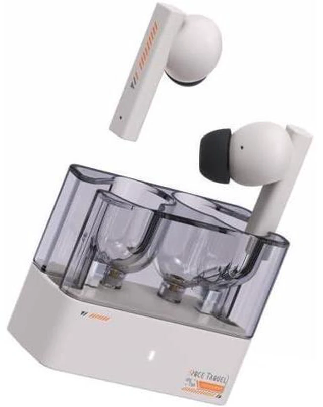 Alt view image 3 of 5 - Space Travel TWS Earphone (White) & Moondrop Space Travel Leather Case