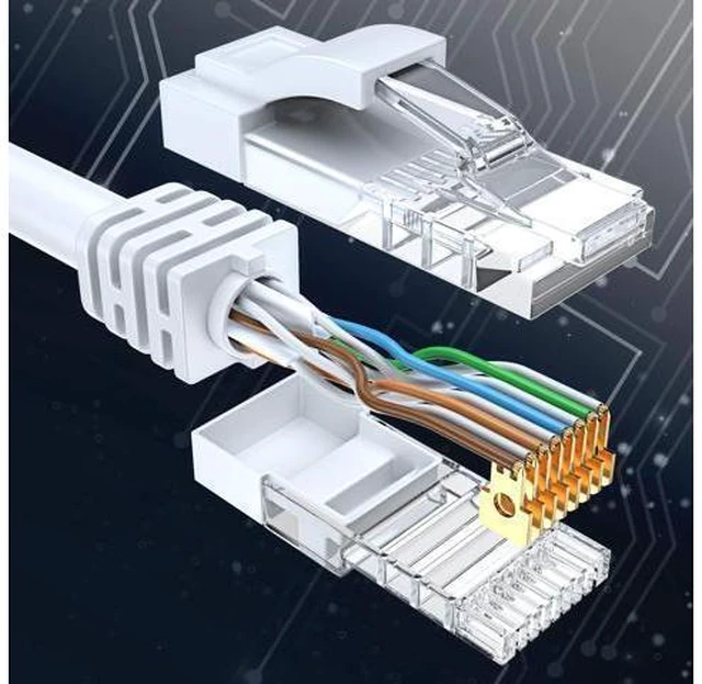 Alt view image 4 of 5 - Maximm Cat 6 Ethernet Cable 100 Ft, 100% Pure Copper, Cat6 Cable LAN Cable, Internet Cable, Patch Cable and Network Cable - UTP (White) 100 Feet