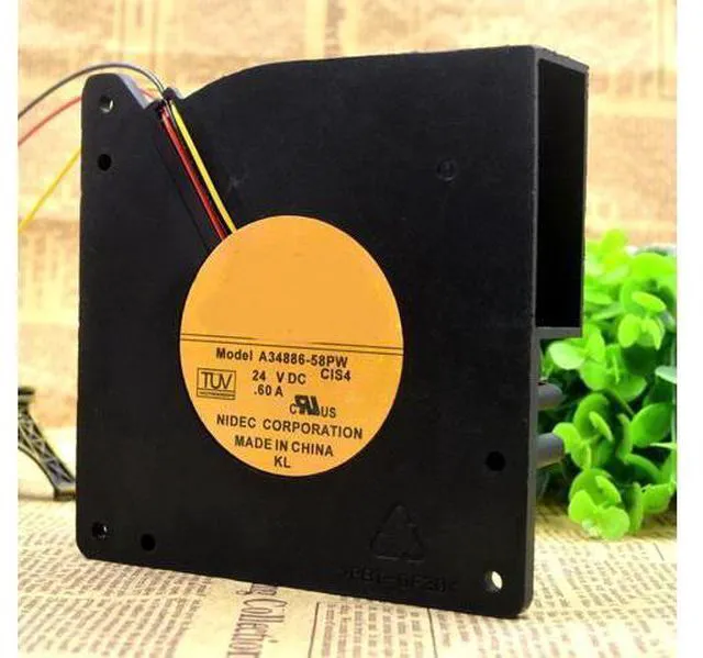 Main image of The A34886-58pw 12032 DC 24V 0.60A 3 line fan cooling fan cooling fan cooling fan