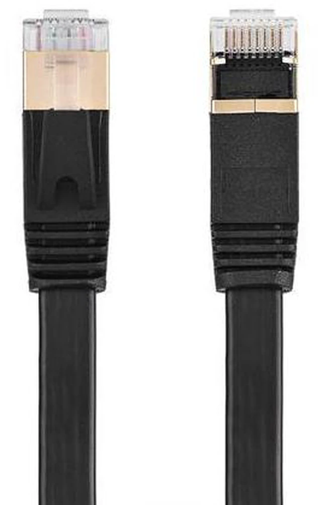 Alt view image 5 of 7 - RJ45 LAN Cable, Black Retractable LAN Network Cable, Flat Ethernet Cord for LAN Network