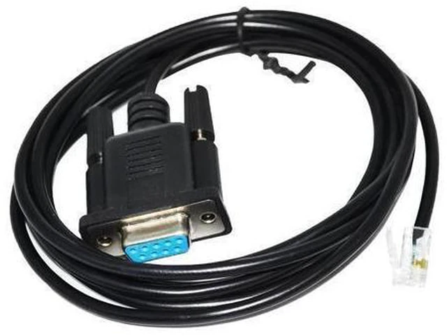 Alt view image 2 of 6 - D-SUB 9 PIN 9P DB9 FEMALE TO RJ9 RJ10 RJ11 4P4C PLUG RS232 SERIAL COMMUNICATION CABLE, RJ9 RJ11 TO COM DB9 FEMALE CONNECT KABLE (Wiring 2) 3M Length