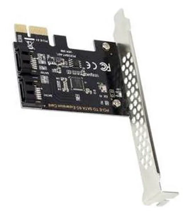 Alt view image 7 of 7 - Weastlinks PCI-E to SATA3.0 Adapter Card PCI Express X16 to SATA3.0 7Pin 2 Ports SATA III 6G Expansion Card for PC Desktop