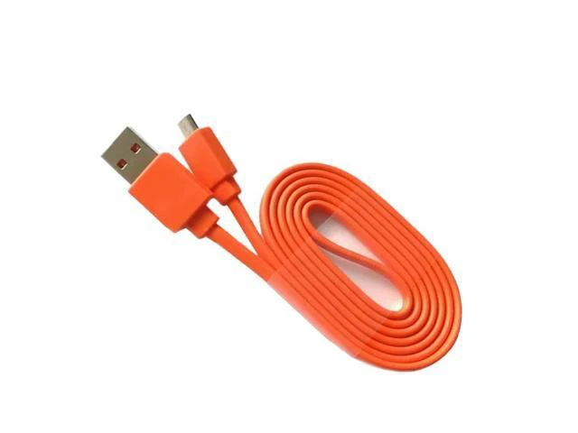 Alt view image 3 of 4 - 100cm Orange USB Power Charger Cable Cord Line Charging Cable for JBL Charge 3+ Flip3 Flip2 Bluetooth-compatible Speaker
