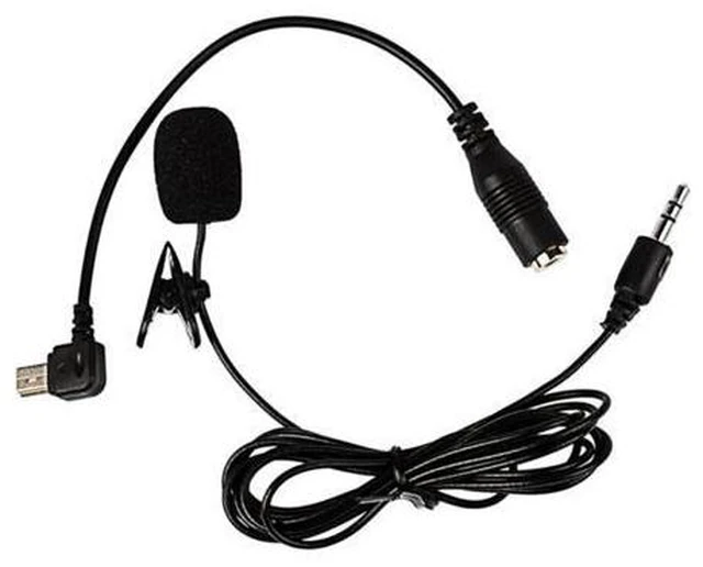 Main image of 3.5mm Active Clip Microphone with Mini USB Audio Adapter Mic Cable for Gopro Hero 3 3+ 4 Action Camera Accessories Kit
