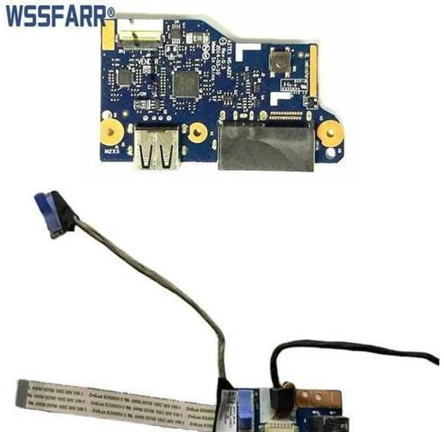 Main image of For E550 E550C NS-A221 USB DC-IN Jack Power Interface Board W/Cable 00HT632 NBX0001AJ10 DC02C005310