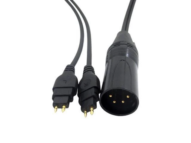 Alt view image 3 of 4 - Sound Card Audio Cables Headphone Cables Balanced Replacement for Sennheiser HD600 HD650 HD660s HD580 Headset XLR Cables 2m
