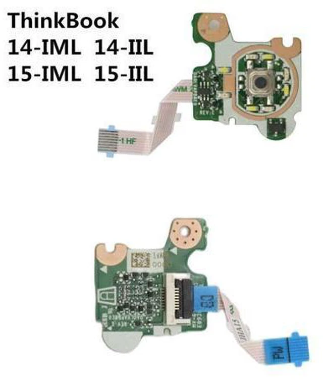 Main image of For ThinkBook 14-IML 15-IML 14-IIL 15-IIL Power Button Board With Cable 5C50S25030 5C50S25020 DA0LVAPB8E0