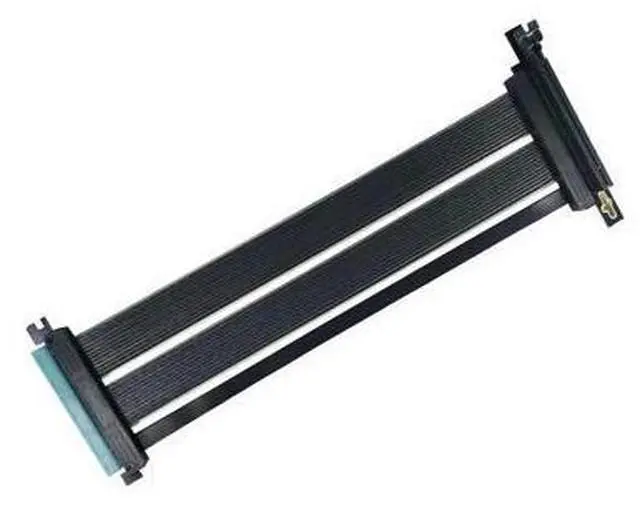 Main image of 25cm PC Graphics Cards PCI Express Connector Cable PCI-E 4.0 16X Flexible Extension Cable / Vertical GPU Mount
