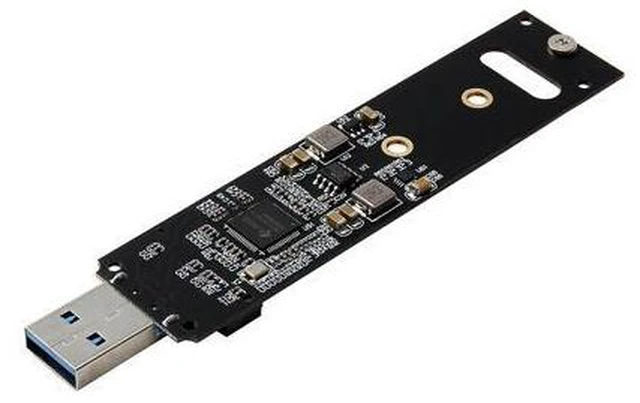Alt view image 6 of 6 - NVME to USB Adapter M.2 SSD to Type-A Card High Performance 10 Gbps USB 3.1 Gen 2 Bridge Chip Support Windows XP /7/8 /10 MAC OS