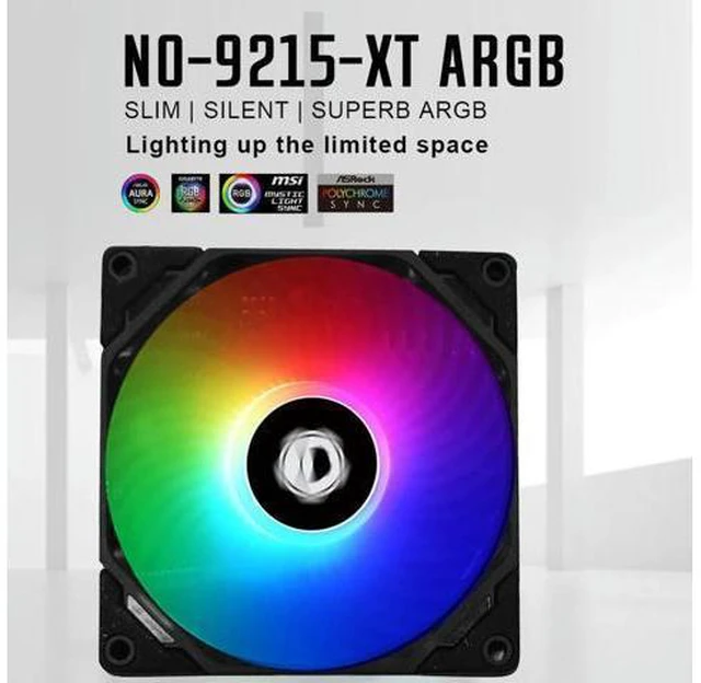 Main image of PC Radiator CPU Cooling Fan ARGB 4PIN PC Case Heat Cooling Fan Desktop CPU/GPU Chassis Radiator Cooler