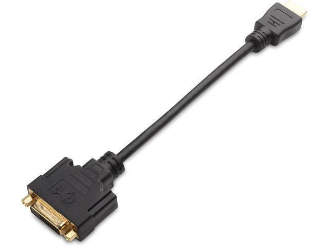 Alt view image 5 of 5 - 2-Pack Bi-Directional HDMI to DVI Male to Female DVI to HDMI Female to Male Cable Adapter - 5 Inches