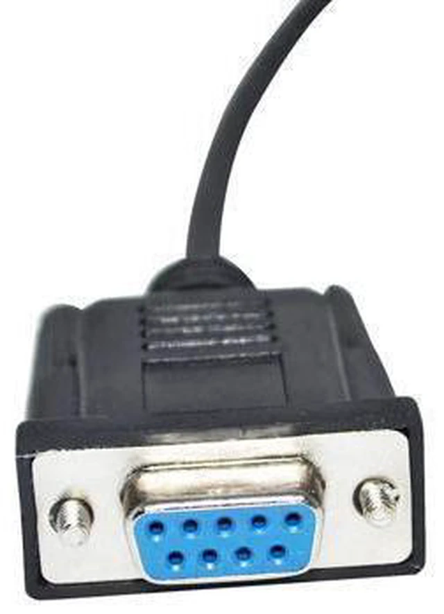 Alt view image 5 of 5 - D-SUB 9 PIN DB9 FEMALE TO MINI DIN 8P MD8 MALE ADAPTER RS232 SERIAL DATA TRANSFER CABLE FOR APPLE QUICKTAKE 100 150 CAMERA TO PC 0.8M Length(1.8M Length)