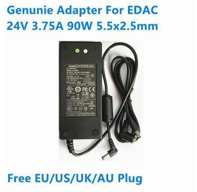 Main image of Genunie For EDAC EA10952 90W 24V 3.75A EA10952E EA10953 EXA0904YJ Power Supply AC Adapter ENERTRONIX Laptop Charger EA11013C-240