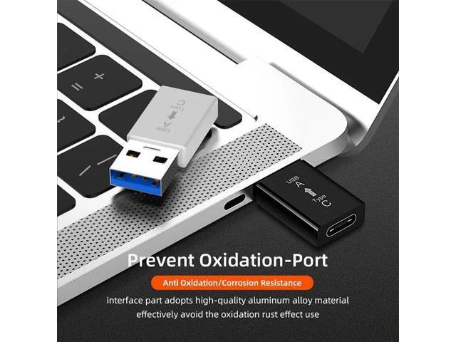 Alt view image 2 of 5 - Jack To USB Plug 3.0A Adapter Female To Male Connector Charging Cable Transfer Connectors For PC Socket Molephone TXTB1
