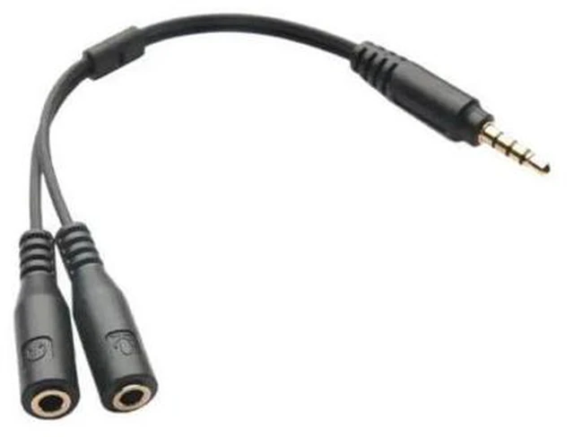 Alt view image 4 of 5 - 3.5mm Audio Splitter Cable For Computer Jack 3.5mm 1 Male To 2 Female Y Splitter Cable Headset Mic Splitter Adapter