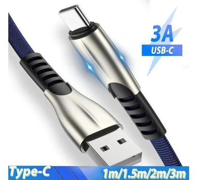 Main image of Type C Cable Fast Quick Charge QC 3.0 Cavo for Mi 9t 9 SE 8 A3 CC9 Redmi note 8 7 K20 Pro 7 QC3.0 flat Noodle cable