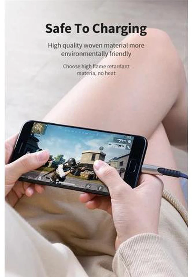 Alt view image 3 of 5 - Type C Cable Fast Quick Charge QC 3.0 Cavo for Mi 9t 9 SE 8 A3 CC9 Redmi note 8 7 K20 Pro 7 QC3.0 flat Noodle cable