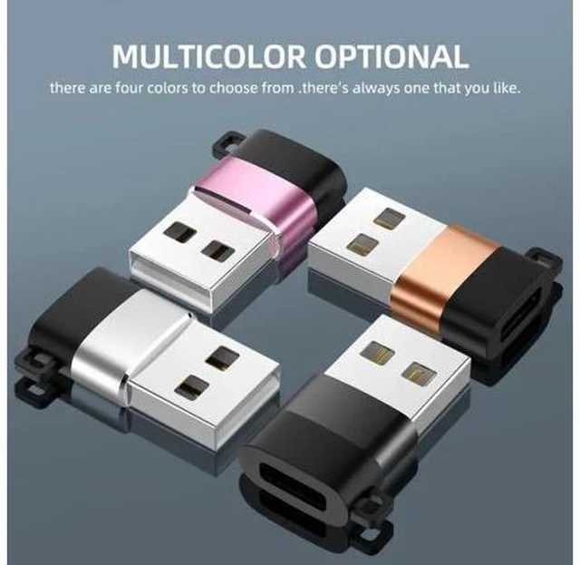 Main image of 1PC Type C OTG Adapter USB C Male To Micro USB Female Cable Portable Hook Lock Converters For Macbook PC