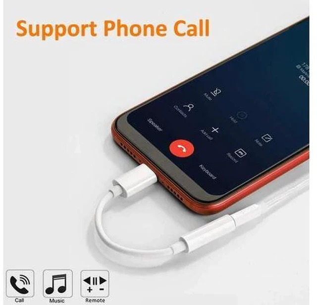 Alt view image 5 of 5 - For Galaxy Note 10 S 8 9 10 20 Plus USB Type C to 3.5mm Headphone Jack Adapter USB C to Aux Audio Dongle Cable Cord DAC