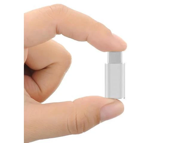 Alt view image 4 of 5 - Type C Male to Micro Female Adapter for ZenFone 4 Pro ZS551KL / Zenfone 4 ZE554KL -C to V8 Cable Converter