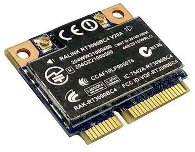 Alt view image 3 of 3 - Ralink RT3090BC4 WiFi N Bluetooth 3.0 PCI-e Card 300M 602992-001 802.11n WIFI CARD WLAN RT3090