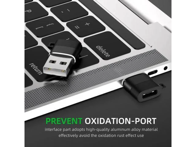 Alt view image 3 of 5 - 1PC Type C OTG Adapter USB C Male To Micro USB Female Cable Portable Hook Lock Converters For Macbook PC