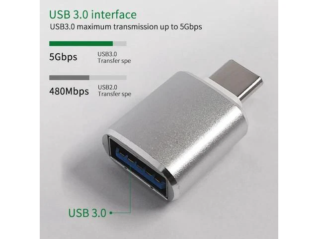 Alt view image 4 of 5 - C to USB 3.0 Adapter OTG Cable Adapter for Macbook Pro Air OTG Adapter
