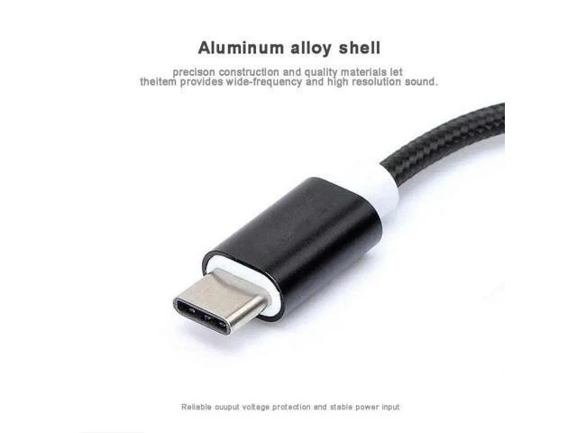 Alt view image 2 of 5 - C 3.5mm Aux Adapter Usb C To 3.5MM Headphone Jack Adapter Audio Cable for LeEco
