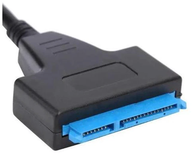 Alt view image 3 of 5 - to Dual USB3.0 2.0 Powered 22 Pin Hard Drive USB 3.0 Cable High Speed Adapter Cable for External 2.5 inch HDD SSD