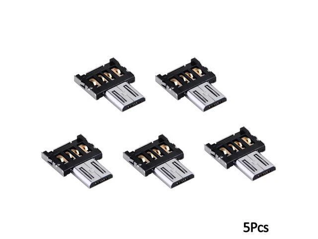 Alt view image 5 of 5 - 5PCS Mini Micro USB to USB Connector OTG Cable USB OTG Adapter For