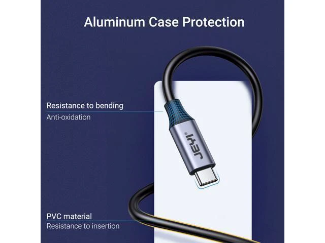 Alt view image 3 of 7 - USB C Extension Cable Type C Extender Male to Female USB 3.1 Gen 2 10Gbps Data Transfer 60W Fast Charging for iPad Laptop