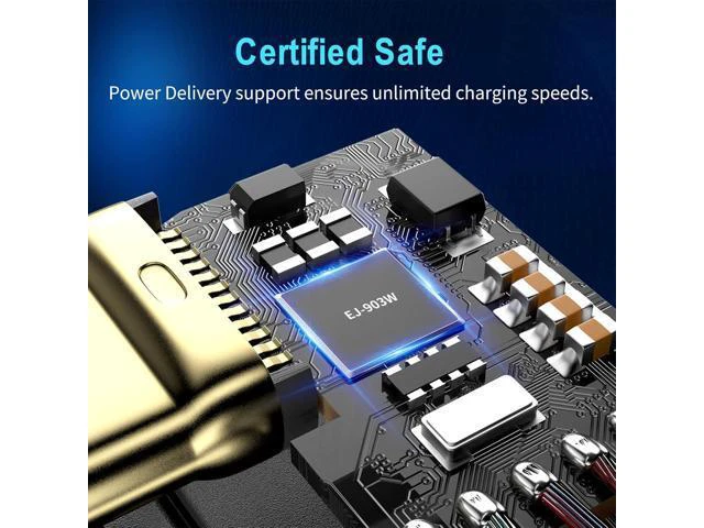 Alt view image 3 of 7 - USB4 8K Cable 1.2M Thunderbolt 4 Compatible USB 4 Type-c Extension Cable Ultra HD 8K@60Hz 100W Charging 40Gbps Data Compatible with External SSD eGPU 1xBend 1x Straight