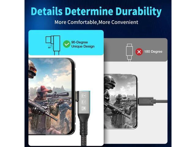 Alt view image 7 of 7 - USB4 8K Cable 1.2M Thunderbolt 4 Compatible USB 4 Type-c Extension Cable Ultra HD 8K@60Hz 100W Charging 40Gbps Data Compatible with External SSD eGPU 1xBend 1x Straight