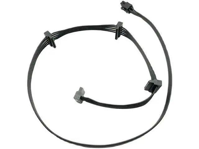 Alt view image 6 of 6 - Original New 6Pin to 4 SATA Angled HDD SSD Power Cable for CORSAIR HX750i HX850i HX1000i HX1200i Modular PSU 18AWG 50+15+15+15CM