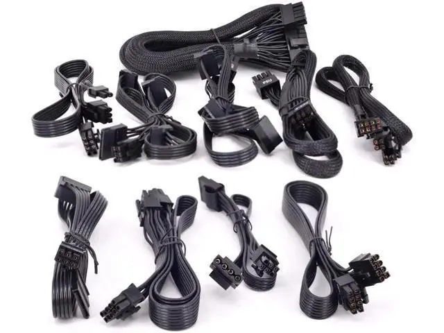 Alt view image 3 of 7 - PCI-e 6Pin Male 1 to 3 SATA 15Pin Power Supply Cable for CORSAIR CS CX HX RM Series CS450M CS550M CS650M CS750M CS850M CX450M CX650MX CX750M HX1050 HX850 HX750 HX650 RM450 RM550