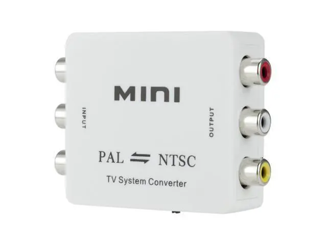 Alt view image 3 of 4 - Mini Portable PAL To NTSC or NTSC TO PAL Bi-directional Dual-Way TV Format Video System Converter Composite Connection