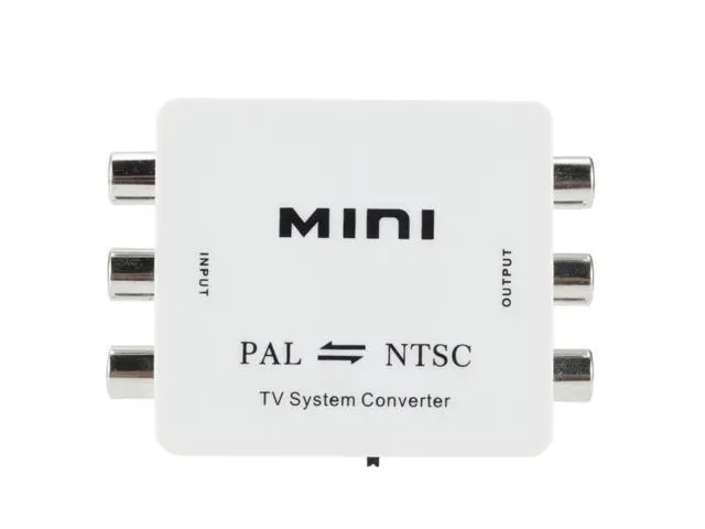 Alt view image 4 of 4 - Mini Portable PAL To NTSC or NTSC TO PAL Bi-directional Dual-Way TV Format Video System Converter Composite Connection