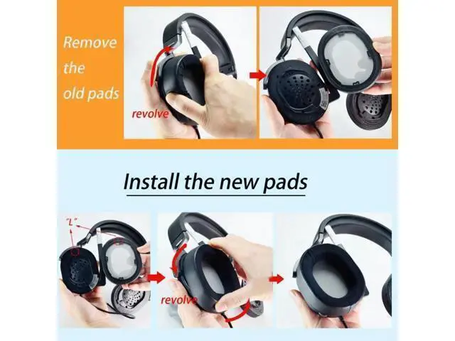 Alt view image 4 of 5 - Elastic Ear Pads Cover for HS55 HS55 HS65 Headphone Noise Cancelling Ear Cushions Qualified Ear Pads Sleeves Buckle