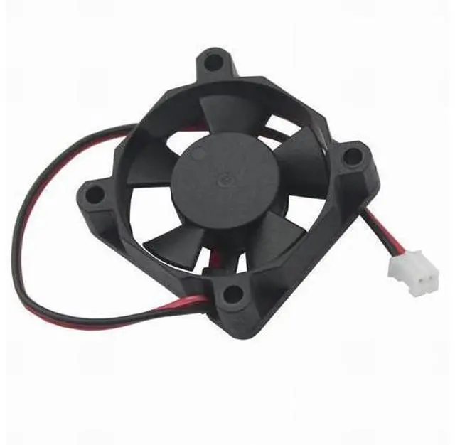 Alt view image 2 of 6 - 2 Pieces 3.5cm 35x35x10mm 5V Brushless DC Cooling Fan 35mm x 10mm 3510 Mini Cooler 2Pin 2.0