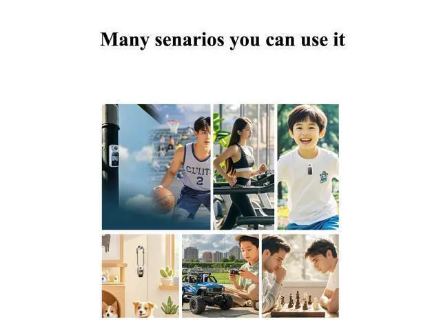 Alt view image 7 of 7 - S70 Thumb Action Camera Wireless WIFI Magnetic Suction Neck Mini Cam Wearable Camcorder Sports DV Cycling Small BodyCam Outdoor Video Recorder