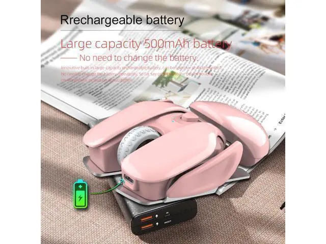 Alt view image 5 of 7 - T37 2.4G Wireless Mouse - Rechargeable Office Mouse with 1600dpi Adjustable Function