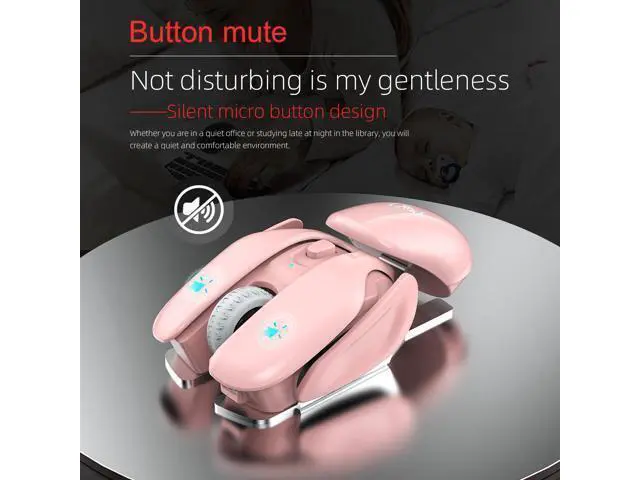Alt view image 4 of 7 - T37 2.4G Wireless Mouse - Rechargeable Office Mouse with 1600dpi Adjustable Function