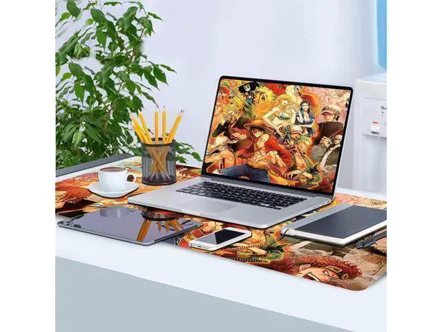 Alt view image 5 of 5 - Extended Large Mouse Pad, Gaming Mouse Pad, Full Desk Keyboard Mouse Pad, XXL Bigmouse Pad with Anime, Waterproof and Anti-Skid for Office Desk Decor (35.4×15.75×0.1 inch)